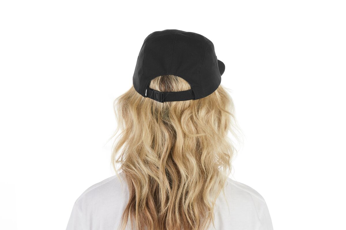 recycled-poly-flat-brim-5-panel-hat-h0 WebPDP-HAT003002_Recycled_Poly_Flat_Brim_5Panel_Hat_Black_Studio_Harper_Studios_0723_Back__HAT003002OS.jpg
